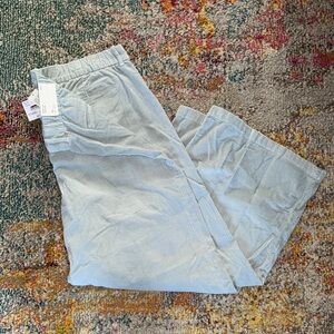 American Eagle Light Blue Wide Leg Trousers Women’s 16, 33W NEW